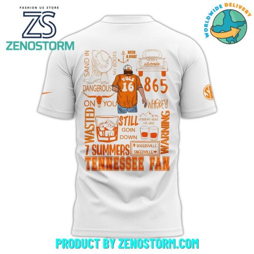 Tennessee Football x Morgan Wallen One Night At A Time Shirt – White