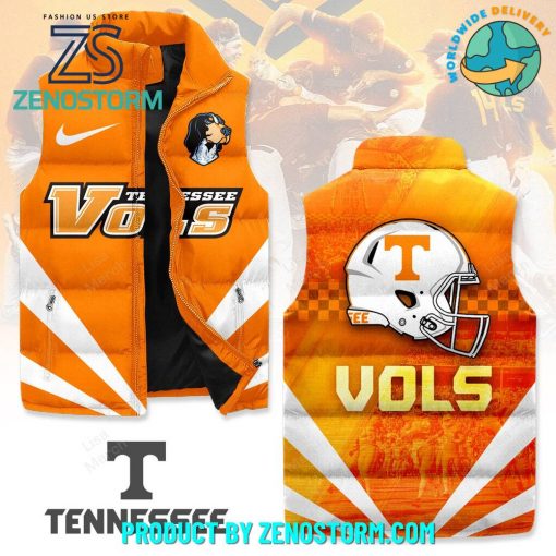 Tennessee Vols Football Sleeveless Puffer Down Vest