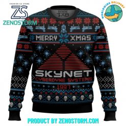 Terminator Skynet 2024 Christmas Ugly Sweater