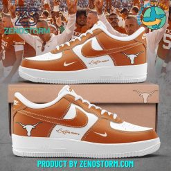 Texas Longhorns Football Custom Name Air Force 1