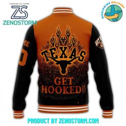 Texas Longhorns Football Customized Baseball Jacket