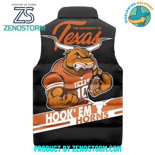 Texas Longhorns Football Sleeveless Puffer Down Vest