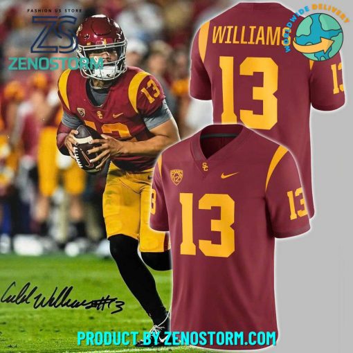 USC Trojans Football Caleb Williams Football Jersey