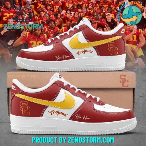 USC Trojans Football Custom Name Air Force 1