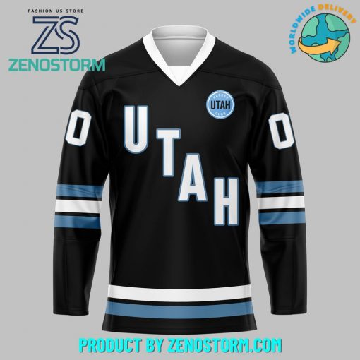 Utah Hockey Club NHL Personalized Black Hockey Jersey