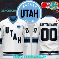 Utah Hockey Club NHL Personalized Blue Hockey Jersey