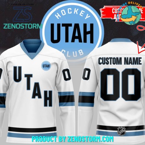 Utah Hockey Club NHL Personalized Blue Hockey Jersey