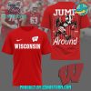 Wisconsin Badgers Football Jump Around Shirt – White