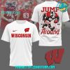 Wisconsin Badgers Football Jump Around Shirt – Black