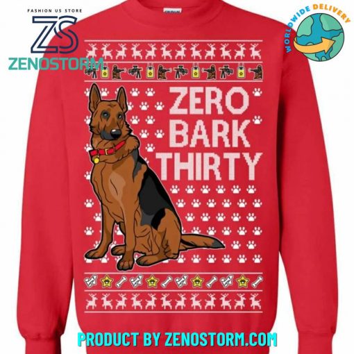 Zero Bark Thirty Meme Dog Lover Christmas Sweater