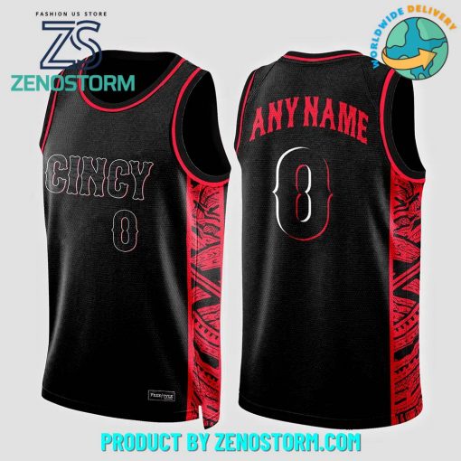 2024 Cincinnati Reds Custom Name Basketball Jersey