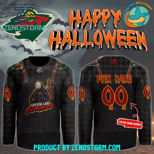 2024 Minnesota Wild x Halloween Night Customized Hockey Jersey