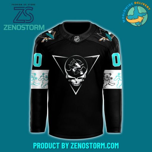 2024 San Jose Sharks x Grateful Dead Night Hockey Jersey