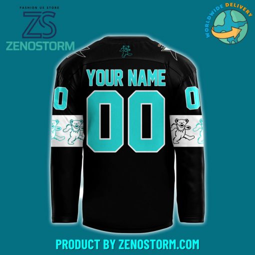 2024 San Jose Sharks x Grateful Dead Night Hockey Jersey