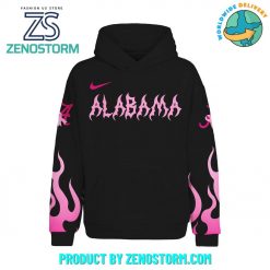 Alabama Crimson Tide I Wear Pink Hoodie Black