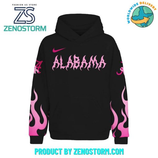 Alabama Crimson Tide I Wear Pink Hoodie – Black