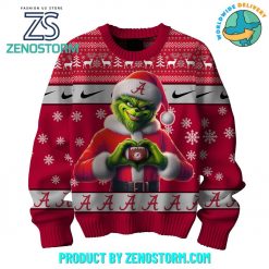 Alabama Crimson Tide x The Grinch Roll Tide Roll Sweater