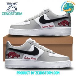 Arkansas Razorbacks NCAA Special Custom Name Air Force 1