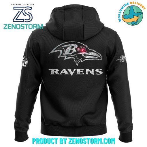 Baltimore Ravens NFL Darkness There And Nothing More Combo Hoodie, Pants, Cap