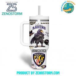 Baltimore Ravens NFL They Not Like Us White Stanley Tumbler