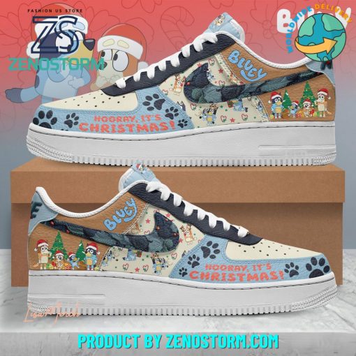 Bluey Cartoon Merry Christmas 2024 Air Force 1