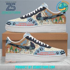 Bluey Cartoon Merry Christmas 2024 Air Force 1