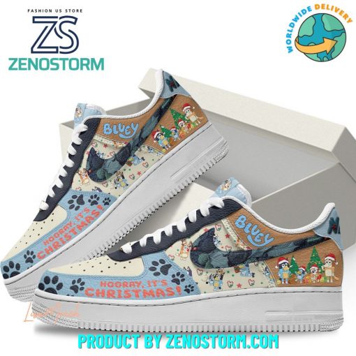 Bluey Cartoon Merry Christmas 2024 Air Force 1