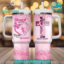 Breast Cancer Awareness 40 oz Stanley Tumbler