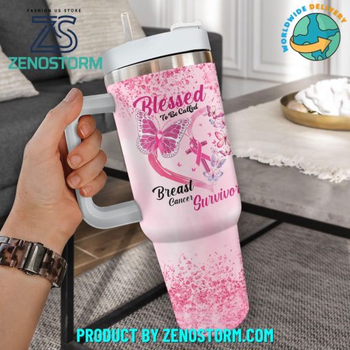 Breast Cancer Awareness 40 oz Stanley Tumbler