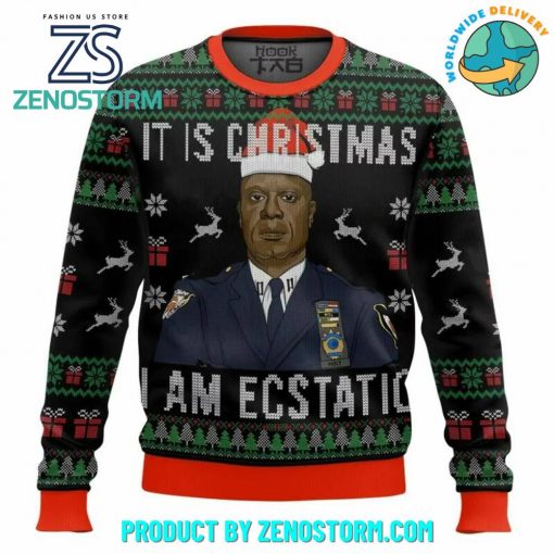 Brooklyn 99 Captain Holt It Is Christmas Ugly Sweater