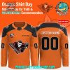 Victoria Royals Orange Special Custom Name Hockey Jersey