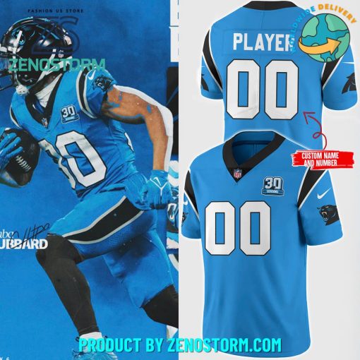 Carolina Panthers x Nike Blue 30 Seasons Football Jersey