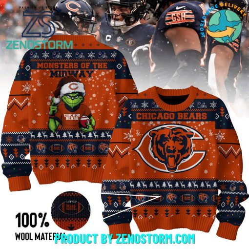 Chicago Bears Monsters Of The Midway Sweater