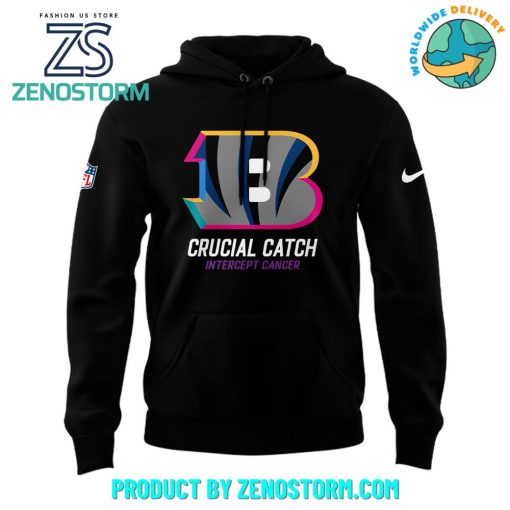 Cincinnati Bengals 2024 NFL Crucial Catch Hoodie