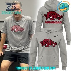 Coach John Calipari Arkansas Razorbacks Basketball Combo Hoodie Pants Cap