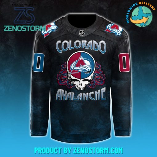 Colorado Avalanche x Grateful Dead Night 2024 Hockey Jersey