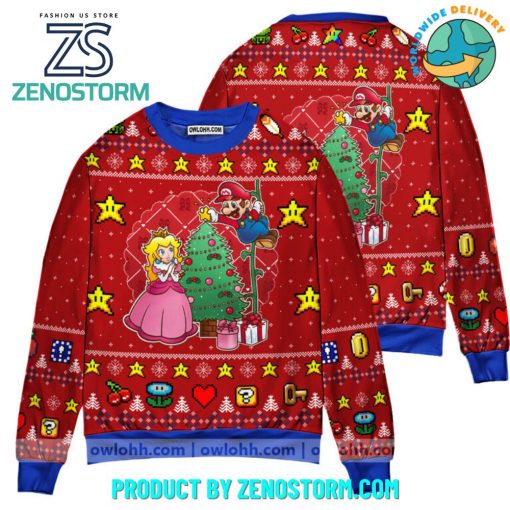 Come And See The Christmas Tree Super Mario Ugly Sweater