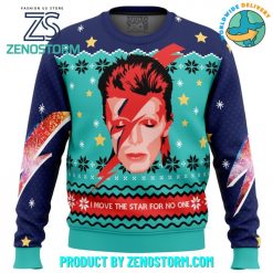 David Bowie Ugly Christmas Sweater