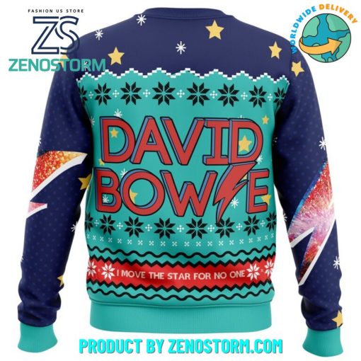 David Bowie Ugly Christmas Sweater