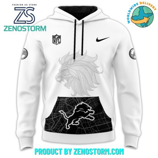 Detroit Lions NFL Monochromatic Style 2024 Hoodie