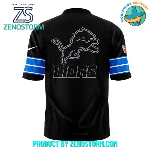 Detroit Lions New Season 2024 Black Football Jersey