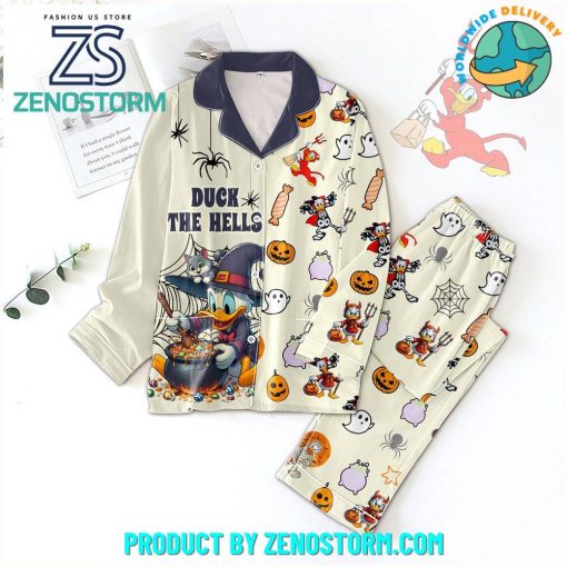 Donald Duck The Hell Halloween 2024 Pajamas Set