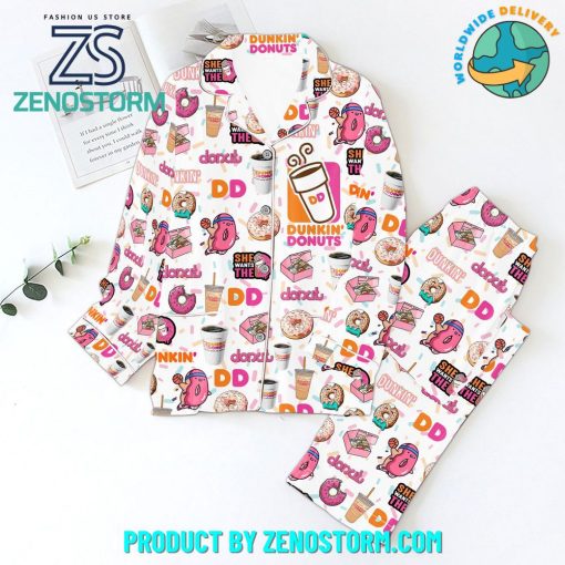 Dunkin’ Donuts Premium Gift For Fan Pajamas Set