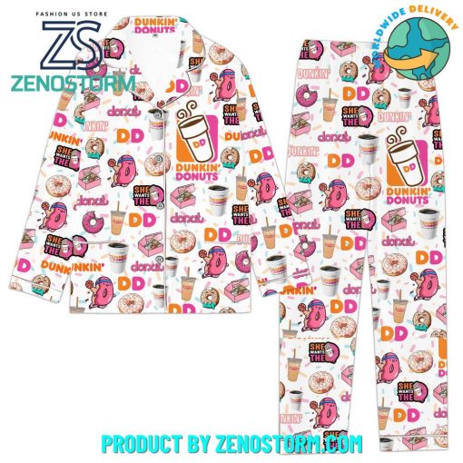 Dunkin’ Donuts Premium Gift For Fan Pajamas Set