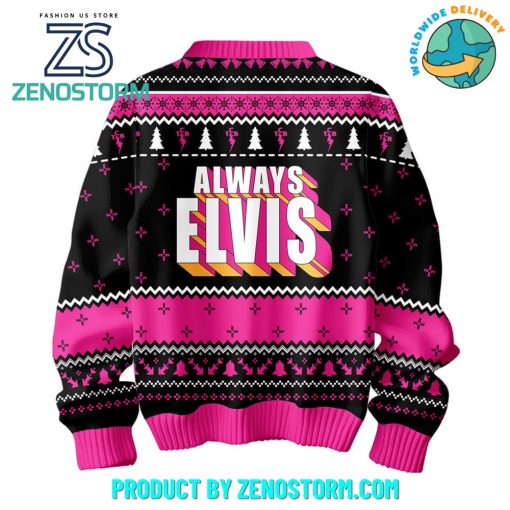 Elvis Presley Merry Elvismas Ugly Christmas Sweater