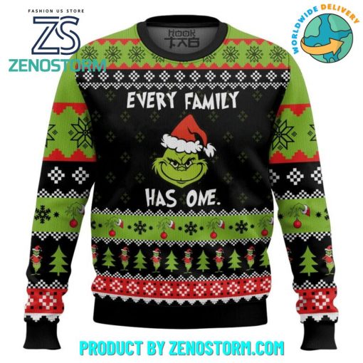 Every Family Has One Grinch Ugly Christmas Sweater