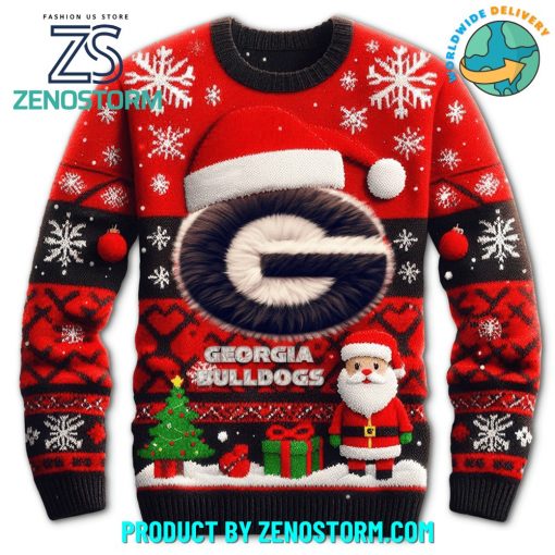 Georgia Bulldogs 2024 Ugly Christmas Sweater