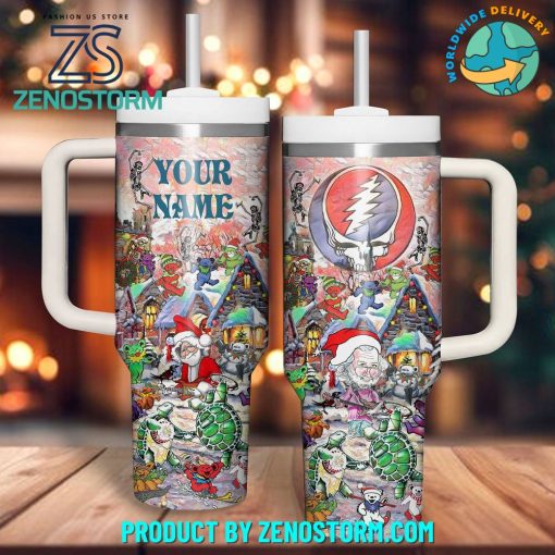 Grateful Dead Merry Christmas 2024 Customized Stanley Tumbler