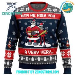 Hey! We Wish You a Futurama Ugly Christmas Sweater