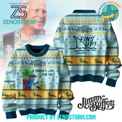 Jimmy Buffett Fins Up Ugly Christmas Sweater